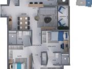 Vivá Águas Claras 3 quartos Nascente _ Andar Alto