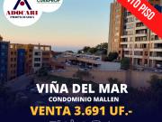 VIÑA DEL MAR / COND. MALLEN / 3D 2B 1E 1B