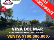 VIÑA DEL MAR DEPTO CONDOMINIO MIRADOR ORIENTE 3D 2B 1E