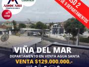 VIÑA DEL MAR AGUA SANTA VENTA DE DEPTO 3D 2B