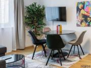 Voll möblierte Design Wohnung mit super 3 Zimmer Grundriss