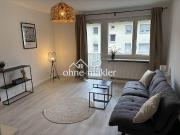 Vollmöblierte helle 3 Zimmer Wohnung | Balkon EBK...