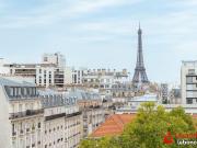 VOLONTAIRES/ PASTEUR: 2 Pièces vue sur la Tour Eiffel