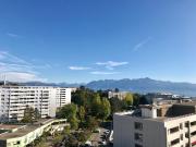 Vue imprenable sur le lac et les Alpes