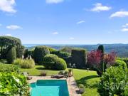 Vue mer dans un domaine privé et sécurisé