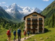 WALLIS CHARMANTES HOTEL ZUM VERKAUF AUF DER TOUR DU MONT...