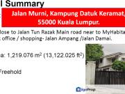 Want to Sell KLCC Ampang Bungalow