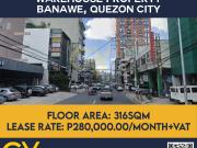 Warehouse for Lease in Banawe, Quezon City