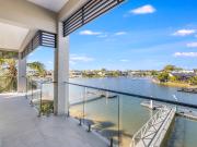 Waterfront elegance in key walk to the beach address