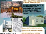 We Build Garden Suites Earn Rental Income Today
