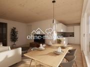 Weitblick und 2 Terrassen 2 Zimmer Wohnung im Dachgeschoss