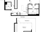 West Half 2 Bedroom Den 3 Bath | Bd1