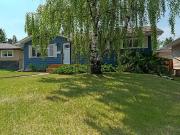 West Haysboro South facing backyard and double detached...