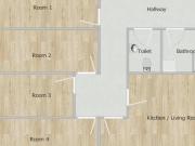 WG Zimmer mit 4 Schlafzimmer vienna 1150 ES100177720