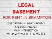 Williams Pkwy Elbern Markell Dr Basement Brampton ON L6X...