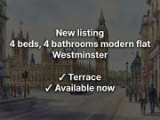 Wimpole Street, London W1G, 4 bed flat to rent, £12,500...