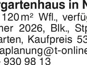 Wintergartenhaus in NU
