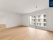 Wohn T raum am Wasser: 2 Zimmer Wohnung mit Donauausblick