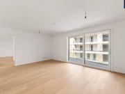 Wohn T raum am Wasser: 2 Zimmer Wohnung mit Donauausblick