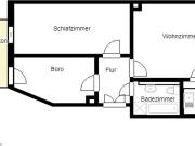 Altbau trifft Wasserlage – 3 Zimmerwohnung mit Balkon im...