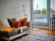 Wohnen im Olympiapark mit großem Balkon