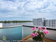 Wohnen in der Rostocker Hafencity mit Balkon und...