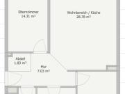 Wohnen in Top Lage: 4 Zimmer Wohnung in Freiburg Rieselfeld