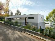 Wohnen mit Weitblick Freistehendes Einfamilienhaus an...