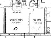 Wohnung: 2 Zimmer, 1 Balkon, hell und sonnig