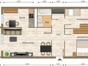 Wohnung, 3 Zimmer 69,07 m²