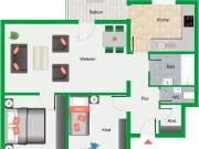 Wohnung kaufen Geislingen Provisionsfrei: Leere Wohnung mit.