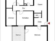 Wohnung kaufen Göppingen 4 1/2 Zimmer Wohnung in Wunschlage.