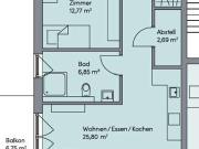 Wohnung zum Kaufen in Frankfurt 399.000,00 EUR 59.95 m²