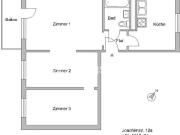 Wohnungsswap 3 Zimmer, 55 m² Joachimstraße, Mitte, Berlin