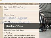 WTR/Kapar, Bestari/Detached/41,039 SQFT/86,000