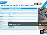 WTR/NEW FACTORY/20,822 SQFT/52,055/PANDAMARAN/KLANG