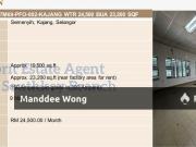 WTR/Semenyih/Rear Factory/23,200 SQFT/24,500