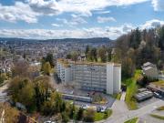 Wunderschöne Aussicht auf die Stadt Aarau