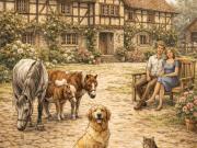 Wunderschöne Hofanlage, 2 Häuser, Stallungen, Scheune,...