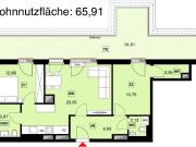 Wunderschöne, klimatisierte 3 Zimmer Dachgeschosswohnung