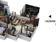 Yatharth Delhi Heights 2 Bedroom 945 Sq. Ft. Apartment...