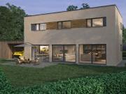 Zeitgenössisches freistehendes Haus zu bauen –...