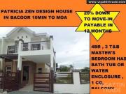 Zen Design House and lot in Bacoor Cavite 4.2M