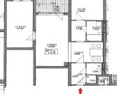 Zentrale 2 Zimmer Wohnung mit Loggia Zentrale 2 Zimmer Wohnung mit Loggia