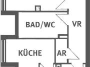 Zentrale, geförderte 2 Zimmerwohnung mit hoher...