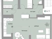 Zentrumsnahe 3 Zimmer Wohnung mit Dachterrasse