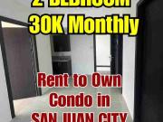Zero Interest RFO Condo in San Juan Mango Treenr Ortigas...