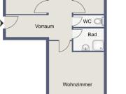 Zwischen Stadt & Natur: 3 Zimmer Wohnung in Herrnau